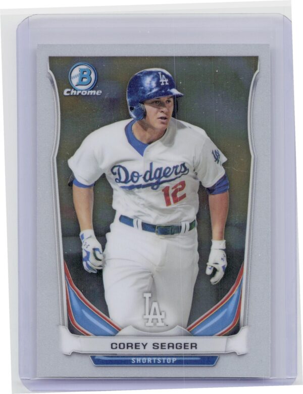 2014 Bowman Draft Corey Seager #CTP-41 Dodgers Chrome Top Prospects