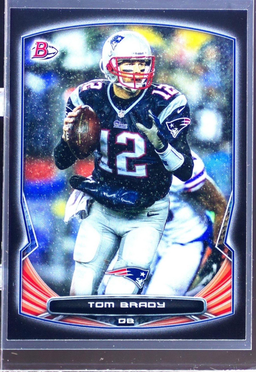 2014 Bowman Tom Brady Veterans Black #56 Patriots