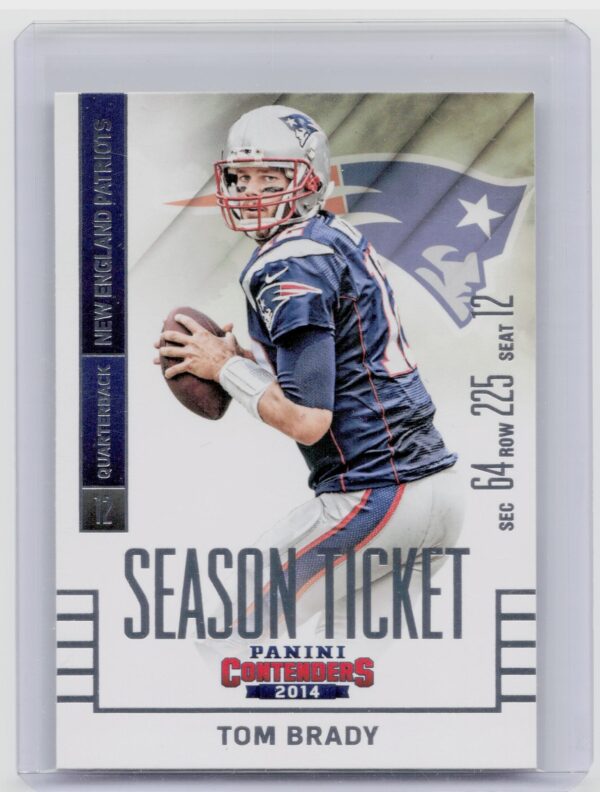 2014 Contenders Tom Brady #67 Patriots