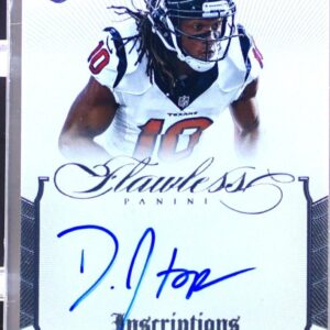 2014 Flawless DeAndre Hopkins Auto /25 #9 Texans Inscriptions