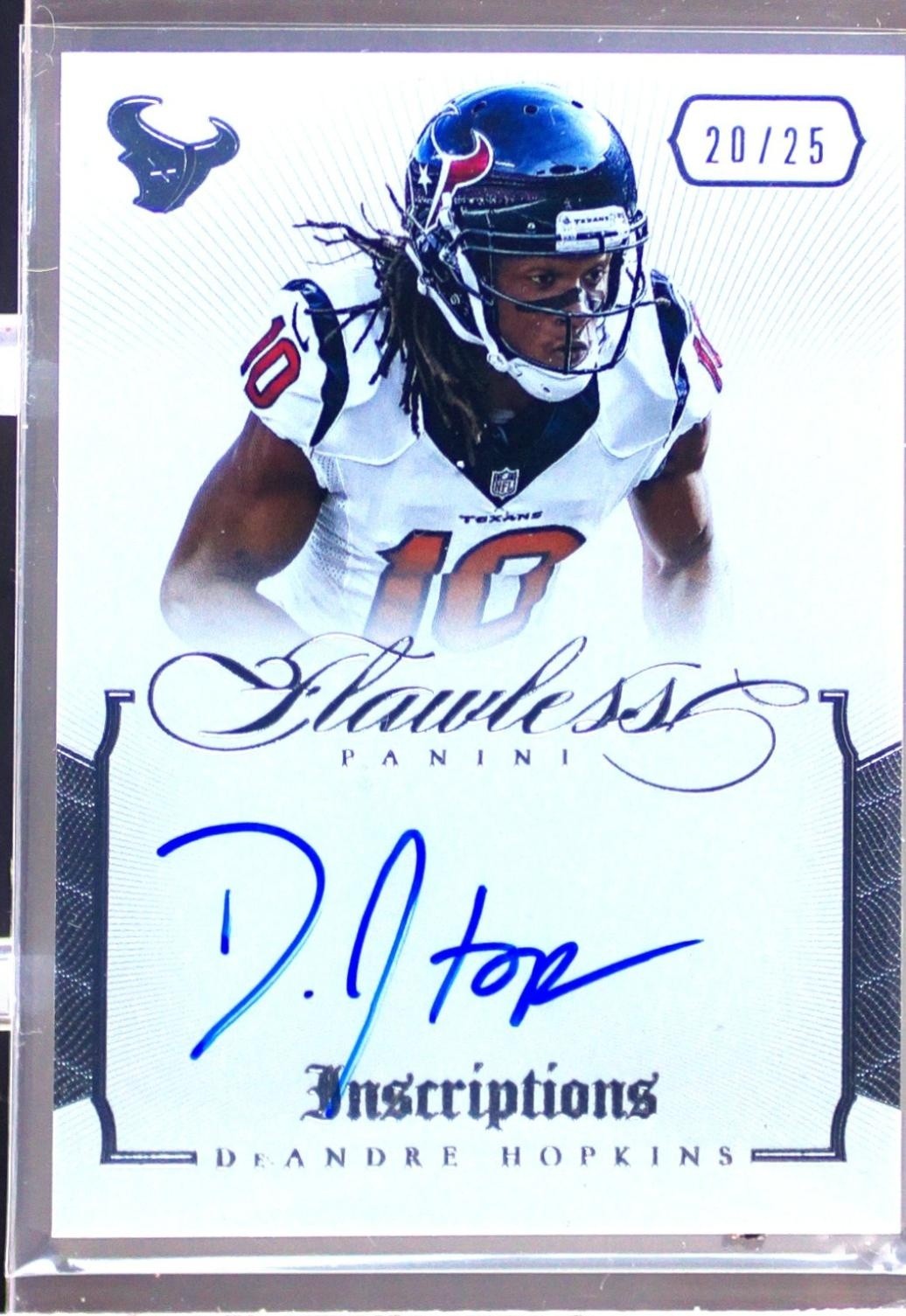 2014 Flawless DeAndre Hopkins Auto /25 #9 Texans Inscriptions