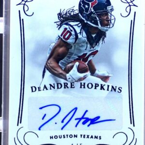 2014 NT DeAndre Hopkins Auto /5 #S-DH Texans Signatures Black