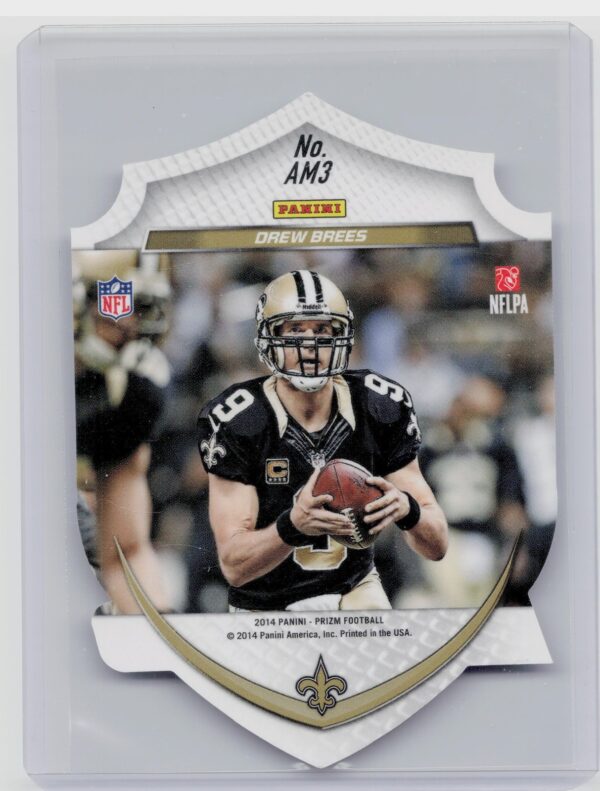 2014 Prizm Drew Brees #AM3 Saints Air Marshals - Image 3
