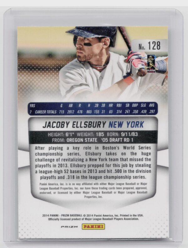 2014 Prizm Jacoby Ellsbury Prizms #128 Yankees - Image 3