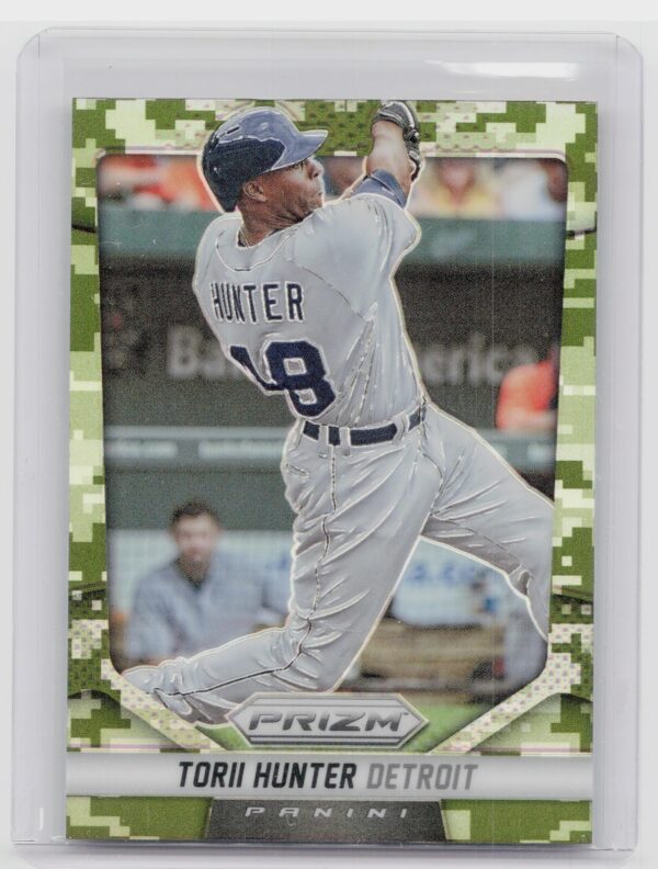 2014 Prizm Torii Hunter Prizms Camo #58 Tigers