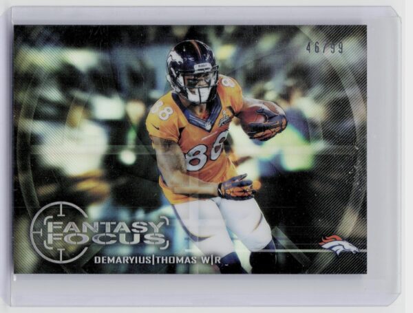 2014 Topps Chrome Demaryius Thomas /99 #FF-DT Broncos Fantasy Focus Refractor