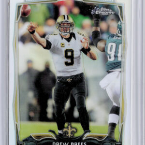 2014 Topps Chrome Drew Brees Refractor #17 Saints