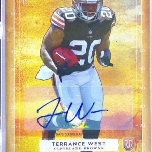 2014 Topps Turkey Red Terrance West Auto RC #94 Browns Autographs
