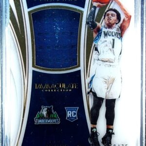 2015-16 Immaculate tyus jones /75 JSY #ST-TYJ Timberwolves Immaculate Standard