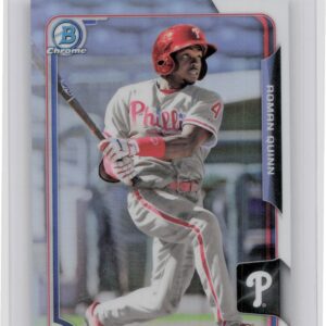 2015 Bowman Draft Roman Quinn Chrome Refractors #102 Phillies
