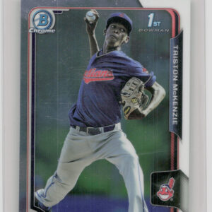 2015 Bowman Draft Triston McKenzie Chrome #96 Indians