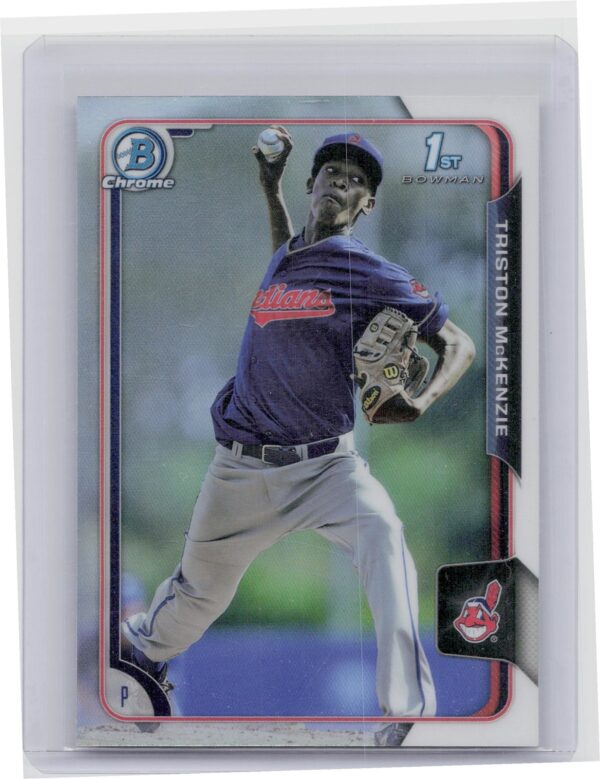 2015 Bowman Draft Triston McKenzie Chrome #96 Indians