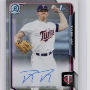 2015 Bowman Draft Tyler Jay AU #BCA-TJ Twins Chrome Draft Pick Autographs
