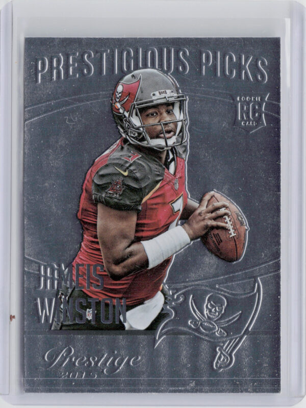 2015 Panini Prestige Jameis Winston #1 Buccaneers Prestigious Picks