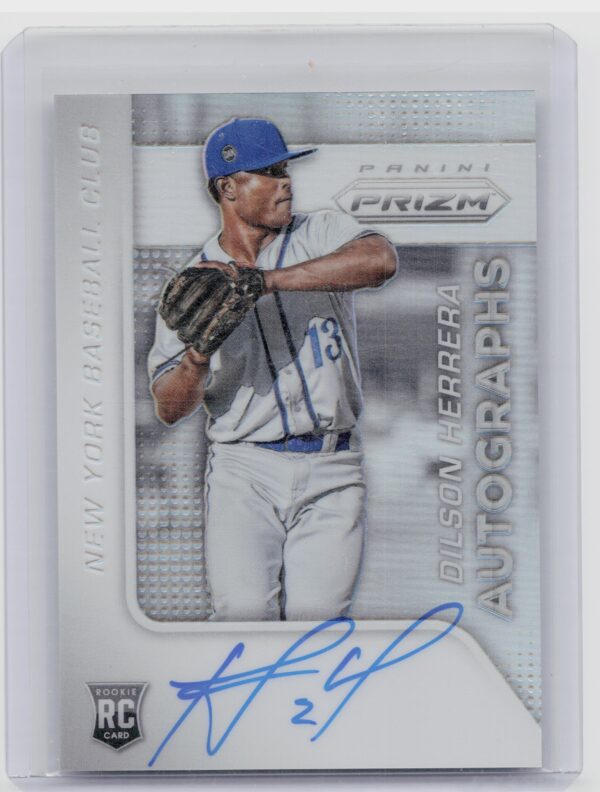 2015 Panini Prizm Dilson Herrera AU #57 Mets Rookie Autographs Prizms
