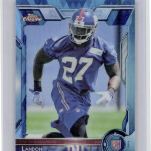 2015 Topps Chrome Landon Collins Rookie 60th Anniversary #424 Giants