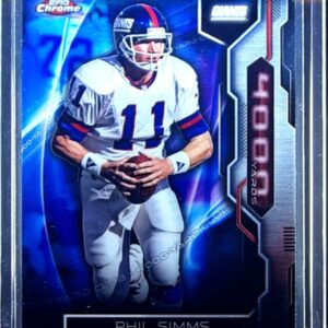 2015 Topps Chrome Phil Simms #AT4K-PS Giants All Time 4000 Yard Club