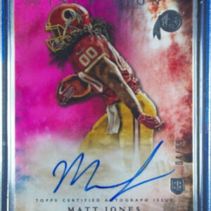 2015 Topps Inception Matt Jones AU SN99 #RA-30 Redskins Rookie Autographs Magent