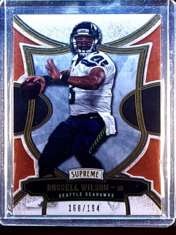 2015 Topps Supreme Russell Wilson Copper /194 #15 Seahawks