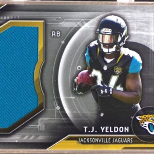2015 Topps T.J. Yeldon JSY RC #RJR-TY Jaguars Rookie Jumbo Relics