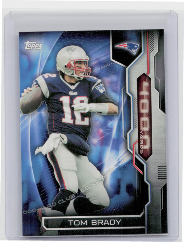 2015 Topps Tom Brady #4KYC-TB Patriots 4000 Yard Club