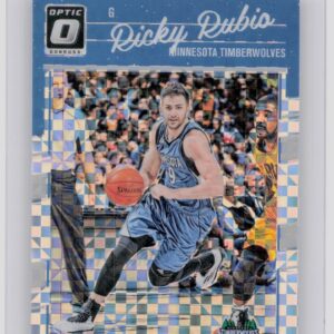 2016-17 Donruss Optic Ricky Rubio Checkerboard #127 Timberwolves