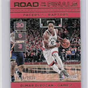 2016-17 Hoops DeMar DeRozan SN2016 #24 Raptors Road to the Finals
