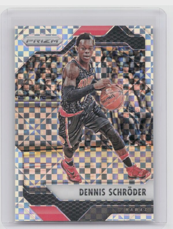 2016-17 Panini Prizm Dennis Schroder Starburst Prizms #72 Hawks