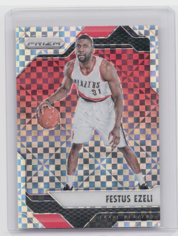 2016-17 Panini Prizm Festus Ezeli Starburst Prizms #275 Blazers