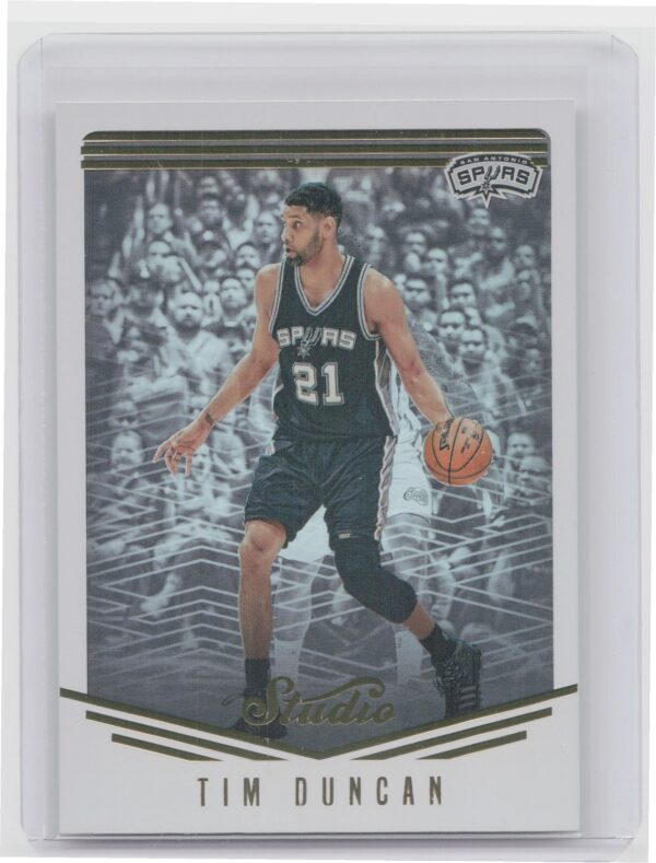 2016-17 Panini Studio Tim Duncan #72 Spurs