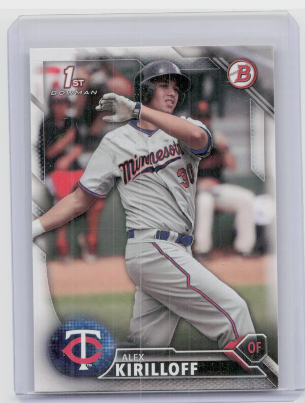 2016 Bowman Draft Alex Kirilloff #BD-90 Twins
