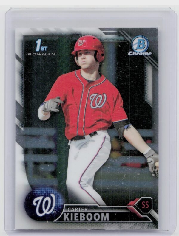 2016 Bowman Draft Carter Kieboom Chrome #BDC-16 Nationals