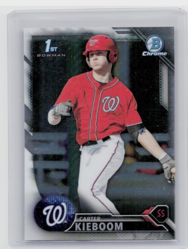 2016 Bowman Draft Carter Kieboom Chrome #BDC-16 Nationals