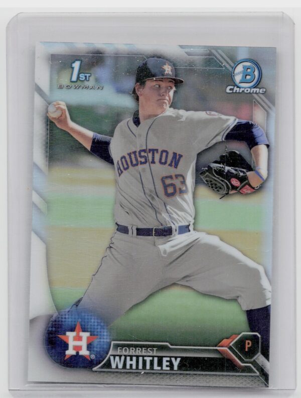 2016 Bowman Draft Forrest Whitley Chrome Refractor #BDC-55 Astros
