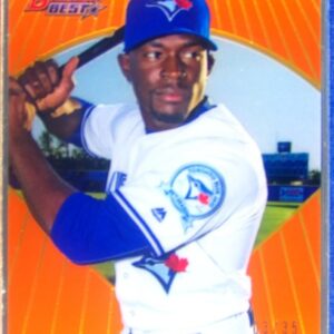 2016 Bowman's Best Anthony Alford /35 #96BB-AA 1996 Bowman's Best Orange Ref