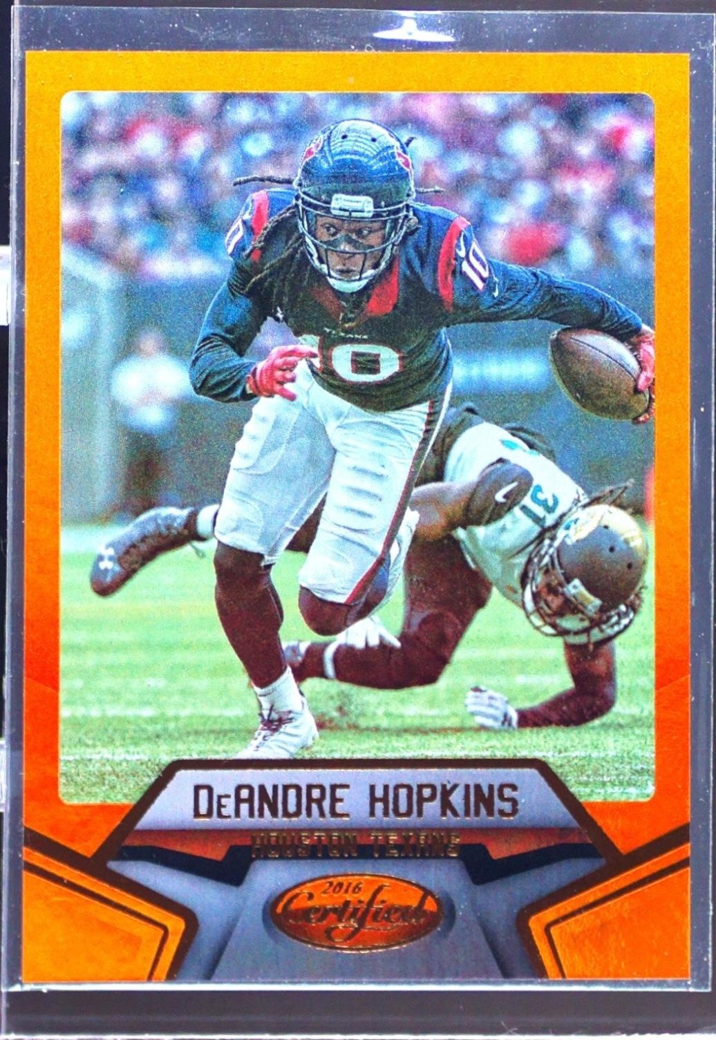 2016 Certified DeAndre Hopkins Mirror Orange /225 #64 Texans