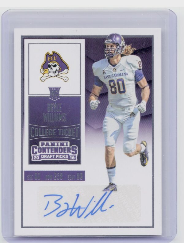 2016 Contenders Draft Picks Bryce Williams Auto #152 Pirates