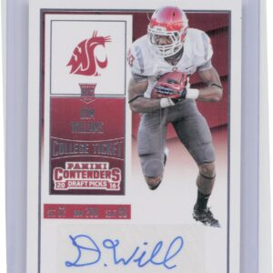 2016 Contenders Draft Picks Dom Williams Auto #314 Cougars