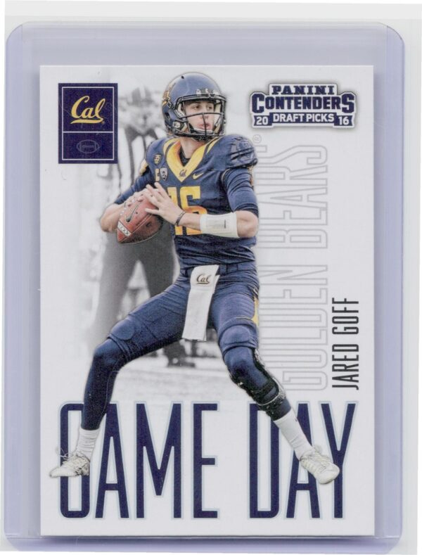 2016 Contenders Draft Picks Jared Goff #2 Bears Game Day Tickets