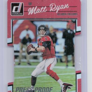 2016 Donruss Matt Ryan Press Proofs Silver Die Cut /75 #11 Falcons