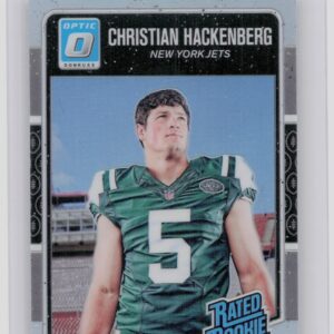 2016 Donruss Optic Christian Hackenberg Holo #158 Jets