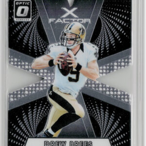2016 Donruss Optic Drew Brees #9 Saints X Factor
