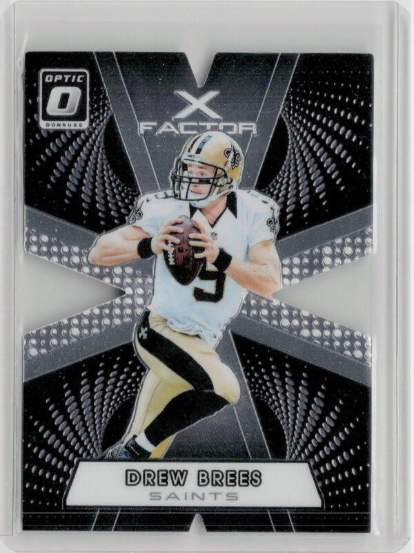 2016 Donruss Optic Drew Brees #9 Saints X Factor