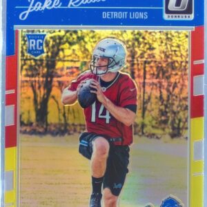2016 Donruss Optic Jake Rudock Red and Yellow RC #118 Lions
