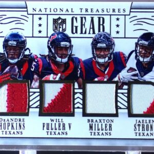 2016 NT DeAndre Hopkins / Fuller / Miller / Jaelen Strong /25 JSY Quad Prime