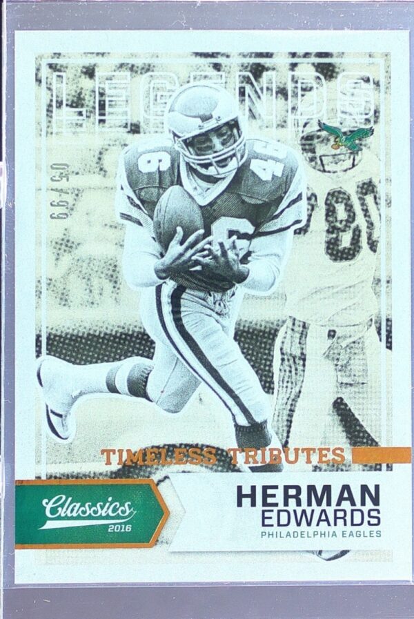 2016 Panini Classics Herman Edwards Timeless Tributes Bronze #116 Eagles