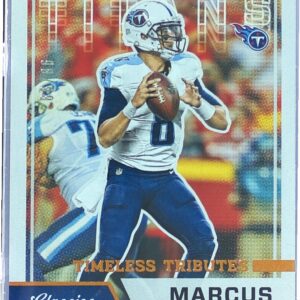 2016 Panini Classics Marcus Mariota Timeless Tributes Bronze /99 #75 Titans