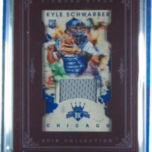 2016 Panini Diamond Kings Kyle Schwarber SN99 MEM #141 Cubs DK Minis Materials F