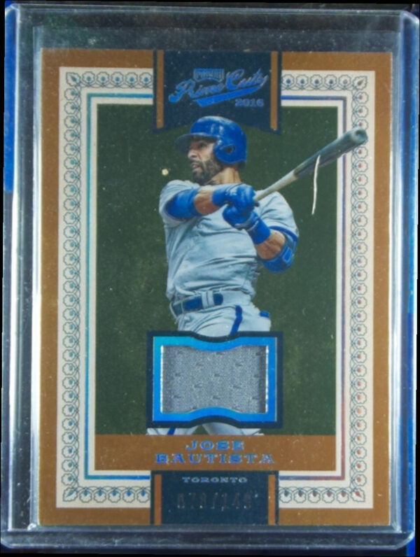 2016 Panini Prime Cuts Jose Bautista SN149 MEM #86 Jays