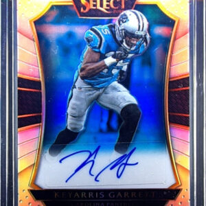 2016 Panini Select Keyarris Garrett AU SN199 #RS-KG Panthers Rookie Signatures P